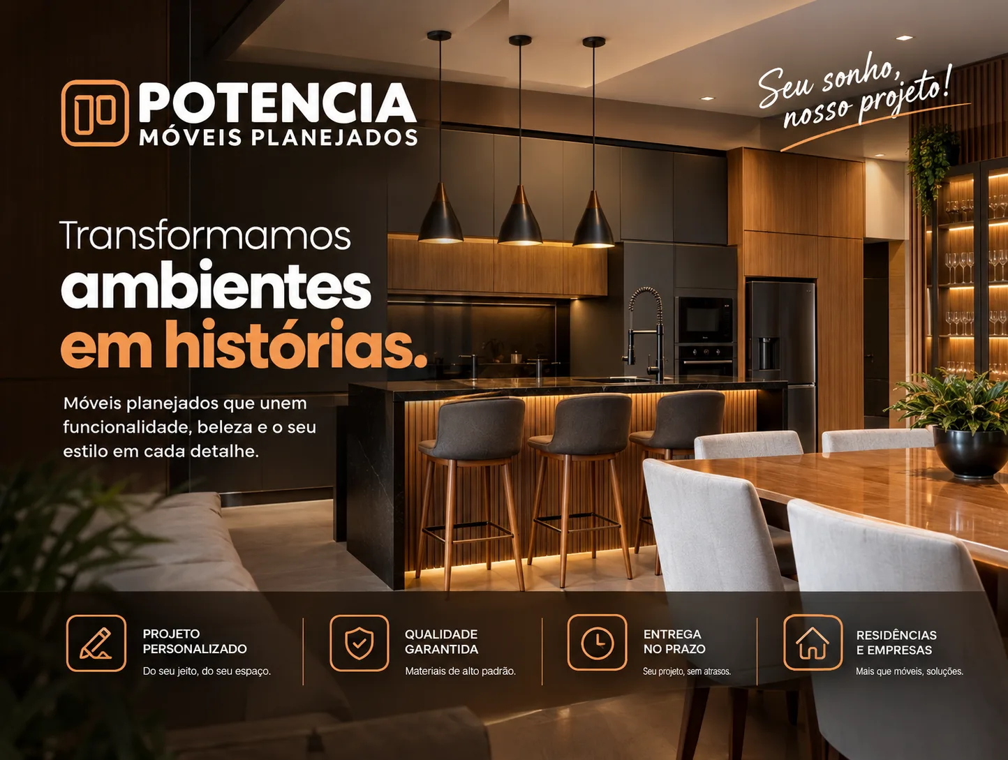 Site para empresa de Móveis Planejados